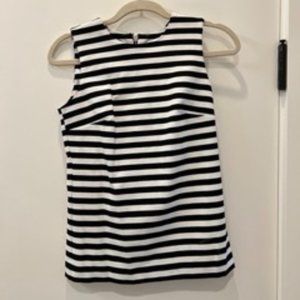 Michael Kors Black Striped Blouse (XS)